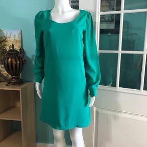 Dress For Women, Casual Long Sleeve, Cocktail Party, Evening Green Color